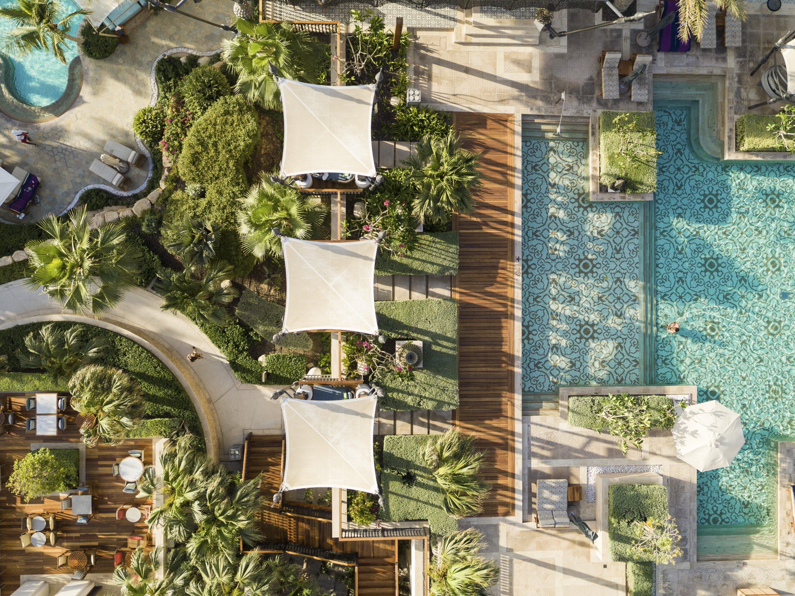 Jumeirah Al Naseem - Adults Pool - Aerial - Drone